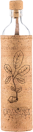FLASKA NATURAL CORK RENACER