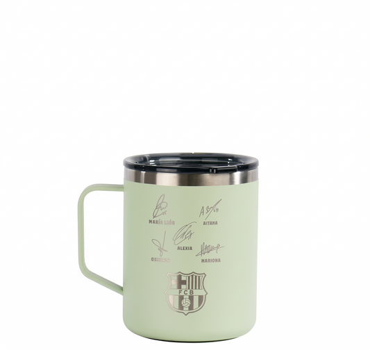 Mug FCB Firmas Femenino -  Melon